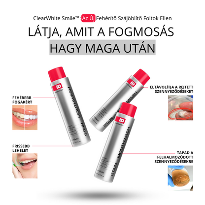 ClearWhite Smile™: Az Új Fehérítő Szájöblítő Foltok Ellen